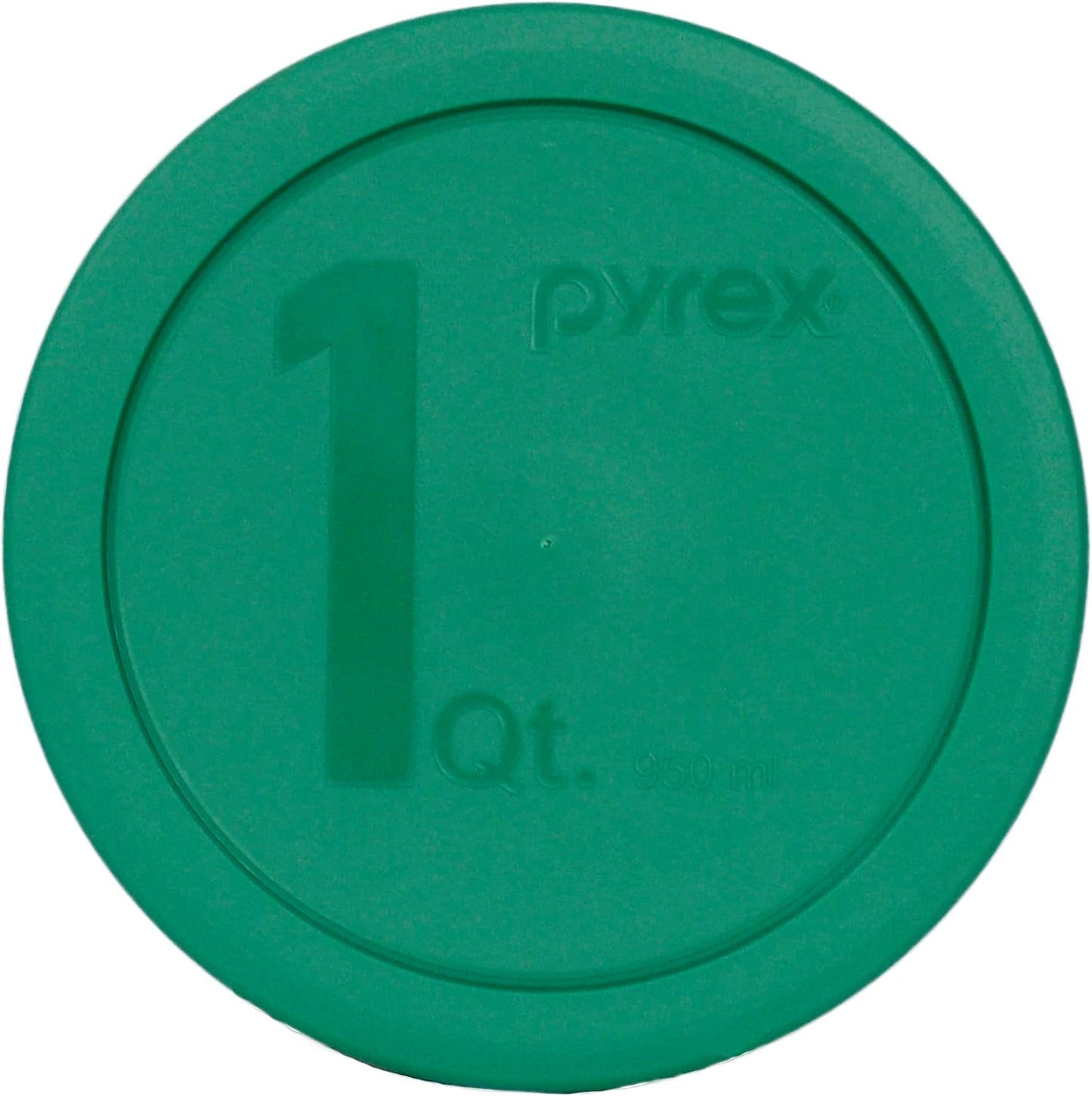 Pyrex 322-PC 1qt Green MIXING BOWL Food Storage Lid Covers - 2 Pack