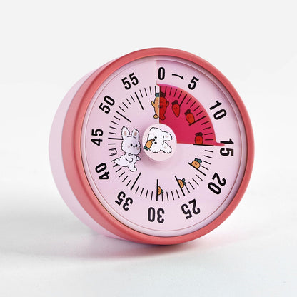Kitchen Timer, Kitchen Countdown Cooking Reminder No Battery Required Magnetic Time Management Timer, Xmas Gift, Green