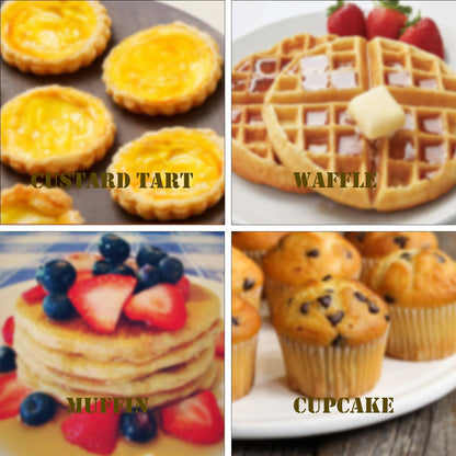 Stainless Steel Pancake Batter Dispenser, Batter Dispenser with Squeeze Handle, Professional Pancake Dispenser for Pancakes, Cupcakes, Muffins and Waffles (800ml)