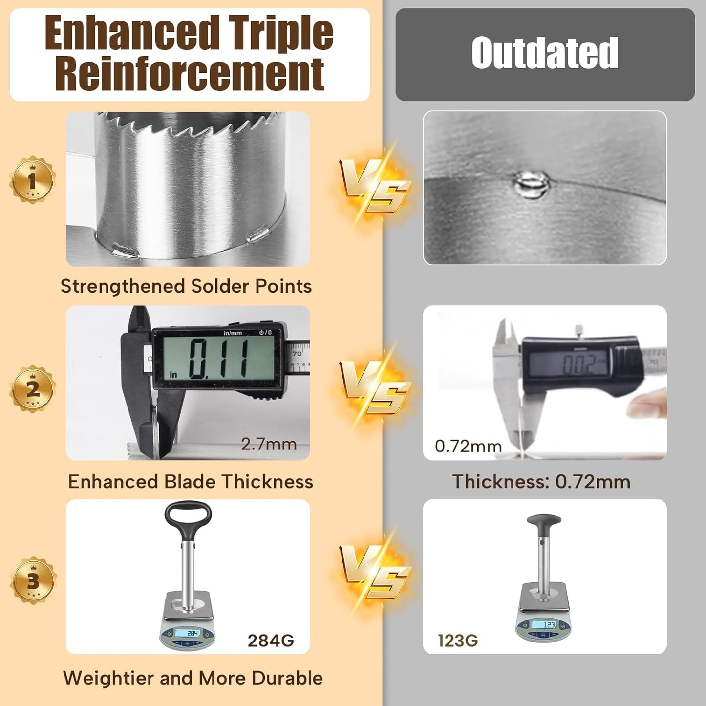 Cook Guy Pineapple Corer and Slicer Set - Includes Reinforced Stainless Steel Pineapple Cutter, Plastic Pineapple Divider - Easy Core Removal and Cutting Tool
