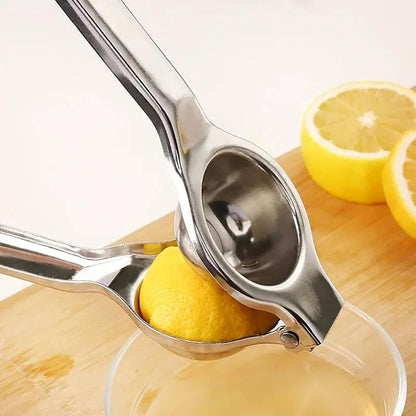 Lemon Squeezer Juicer, 9 Inch Stainless Steel Handheld Press Manual Squeezer for Kitchen Tomatoes, Apples and Carrots (9 inch)
