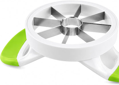 ARSUK Apple Cutter Slicer and Corer (8 Blades) - Thin Slice apple wedger, 2 in 1 Apple Core Remover and Cutter Tools, Non-Slip Soft Grip Handles