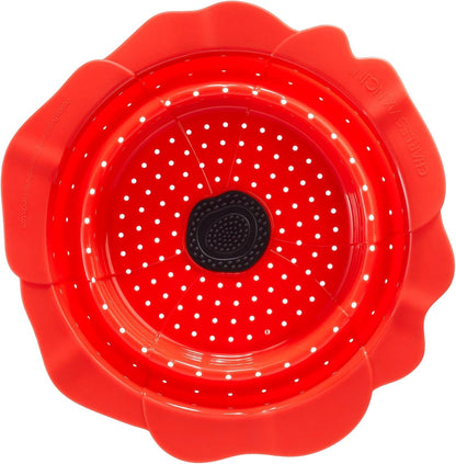 Charles Viancin 11 Inch Sunflower Collapsible Colander/Silicone Strainer – Kitchen Space Saving Essential