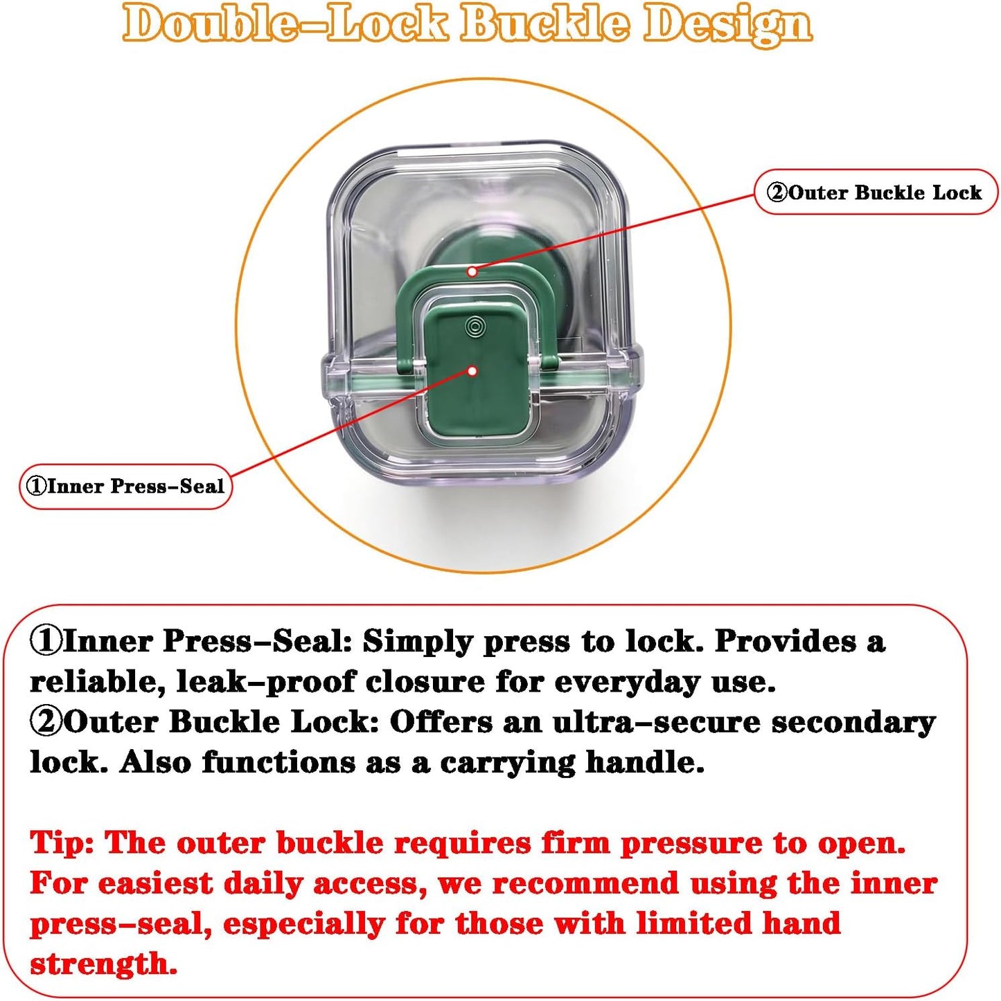 Salad Jar with Side Opening - Leakproof Salad Container & Pod, Mason Jar with Dressing Cup, Portable Lunch Container for Meal Prep, Dishwasher & Freezer Safe, for Office, Gym(Green)