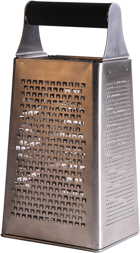Mercer Culinary Mercer Grates 4 Sided Acid Etched Box Grater,Black