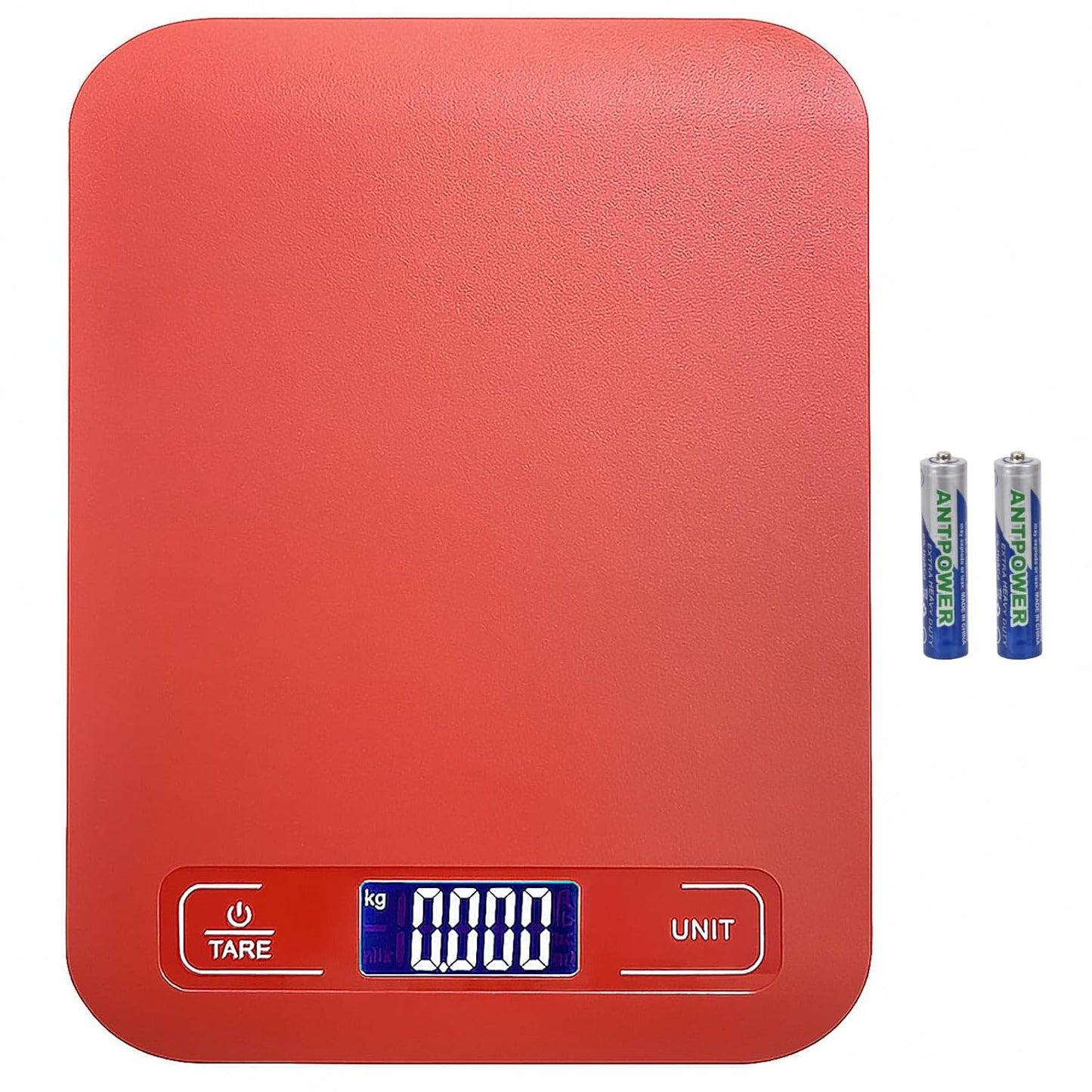 Digital Shipping Scale,Stainless Steel Panel, Accurate Portable Postal Scale for Packages, Small Business,Kitchen, Food, Handmade, Liquids, and Boutique (Rose Gold Battery(5kg/1g))