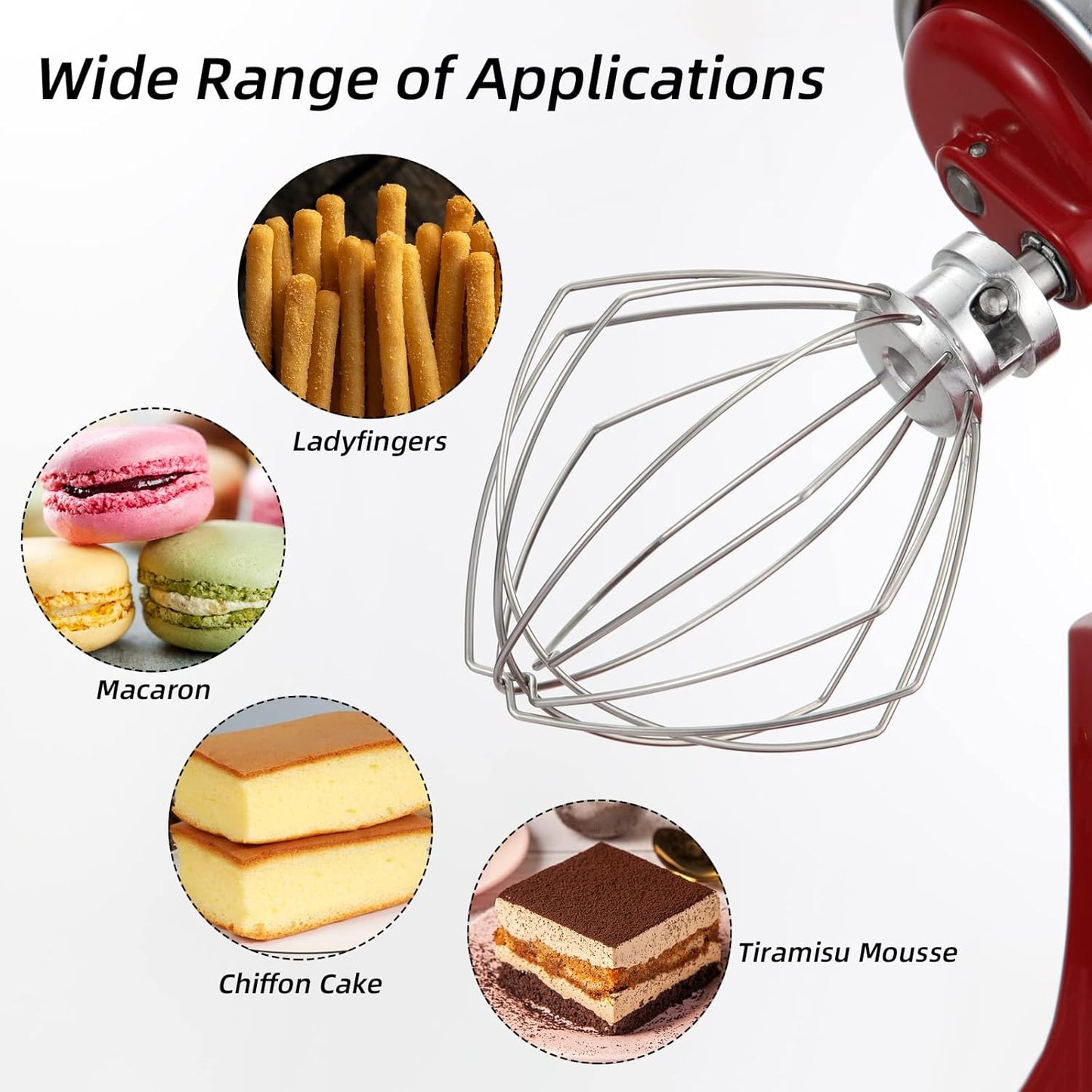 Gdrtwwh Glass Bowl for KitchenAid 4.5-5 Quart Tilt-Head Stand Mixer,Replacement with KitchenAid Artisan Mixer Glass Bowl