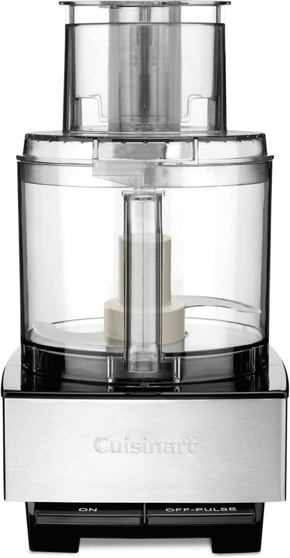 Cuisinart 7-Cup Pro Classic Food Processor, 600-Watt Motor, Vegetable Chopper & Blender for Mincing, Dicing, Shredding, Puree & Kneading Dough, DLC-10SYP1, White