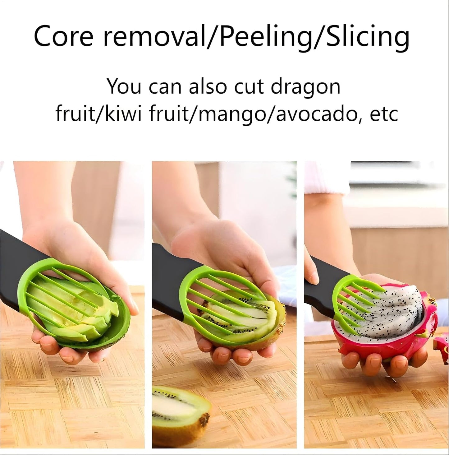 Avocado 3-In-1 Slicer Tool, Avocado Cutter Slicer, Dishwasher Safe (Avocado Cutter Slicer)