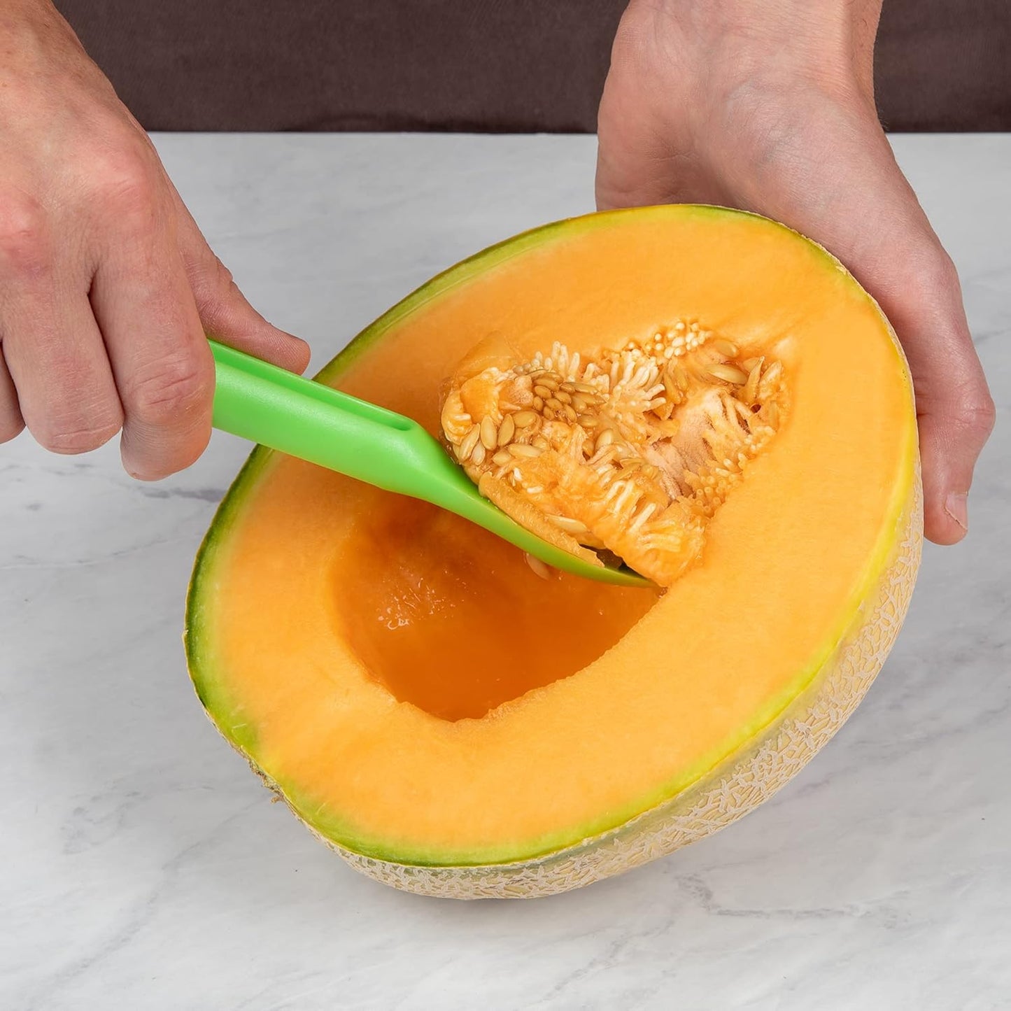 Prep Solutions Dual-Ended, 2-In-1 Melon Baller With Seed And Rind Remover Scoop