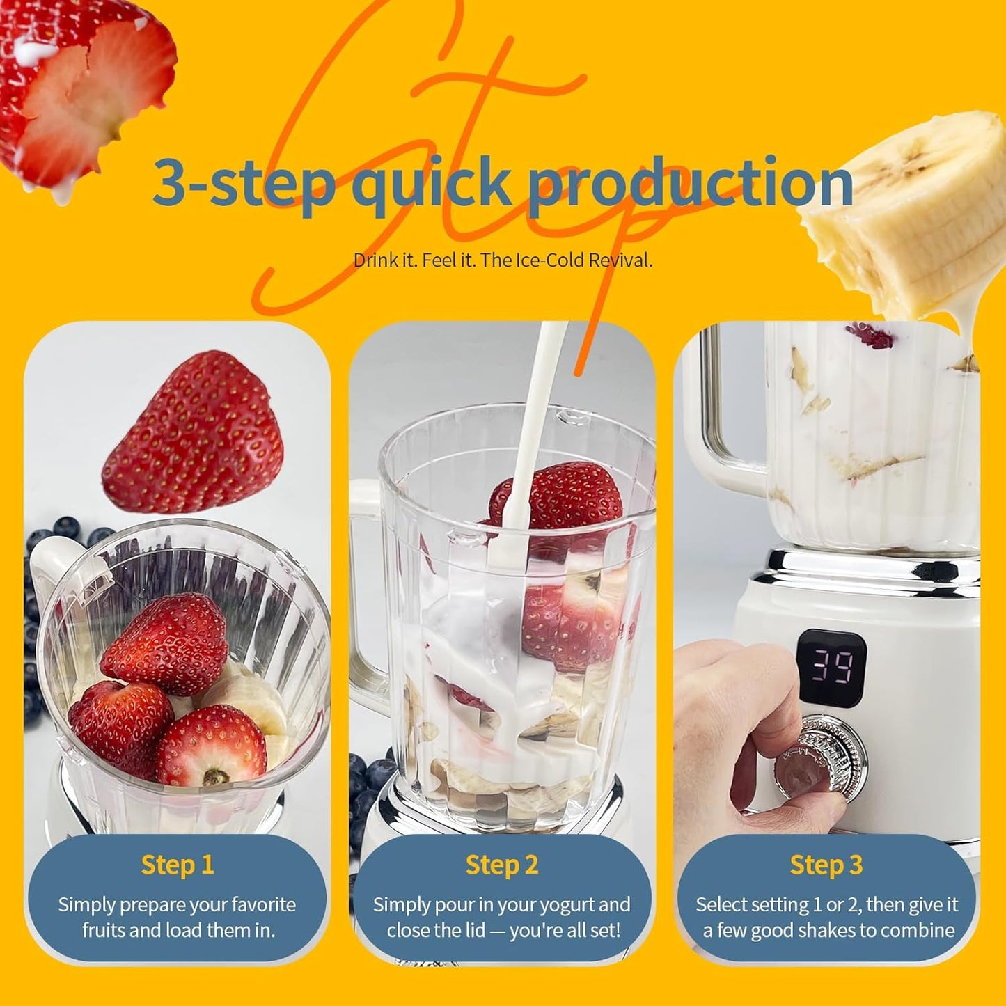 SUNHAIXIA Rechargeable Electric Juicer - Citrus Juicer with Type-c Rechargeable for Orange, Lemon and Grapefruit Juicing. (White-45Watts)