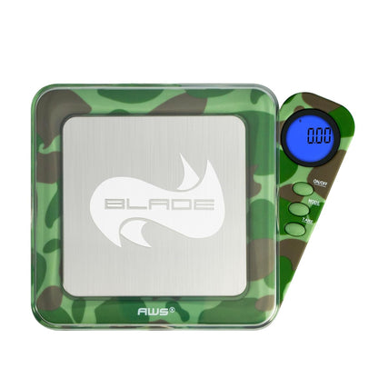 American Weigh Scales Blade Series Digital Pocket Gram Scale 1000g x 0.1g | Precision Mini Scale 0.1g Accuracy, Pocket Scale for Kitchen, Gold, Gems & Coin Scale, Smart Digital & Compact Scale