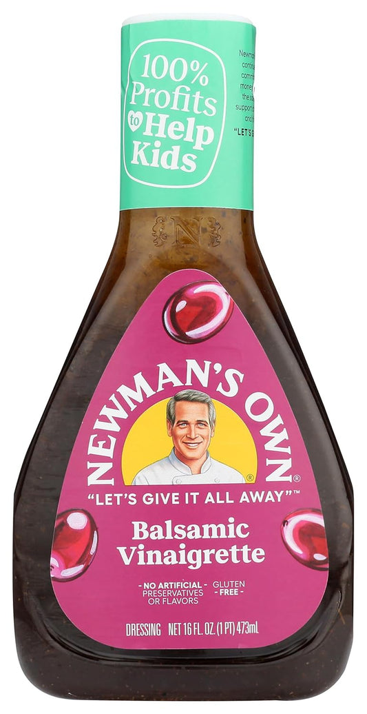 Newman's Own Balsamic Vinaigrette Salad Dressing, 16-oz.