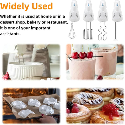 Hand Mixer Beaters Attachments Compatible with Hamilton Beach,62632R, 62682RZ, 62692, 62695V, 64699 – Includes Beaters, Dough Hooks, Whisk & Blending Rods – Durable Replacement Mixer Accessories 6Pack
