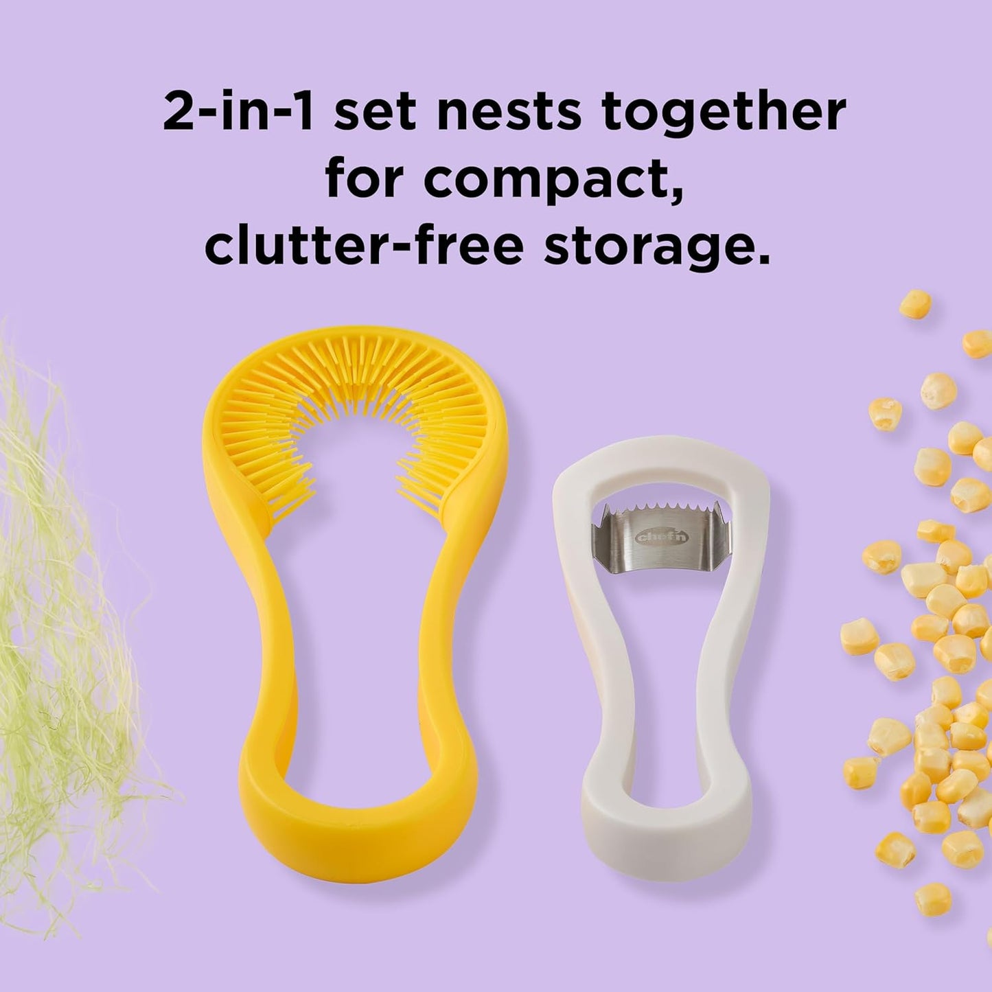 Chef'n 102-812-017 Cob Corn Stripper