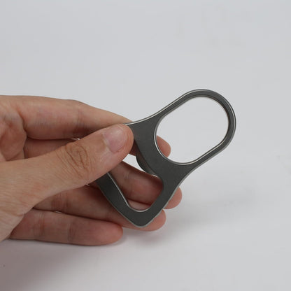 Titanium Beer Bottle Opener, Handcrafted in Solid Titanium Alloy, Bar Gift for Opening Beer Top, More Sturdy Than Brass and Stainless Steel Bottle Openers