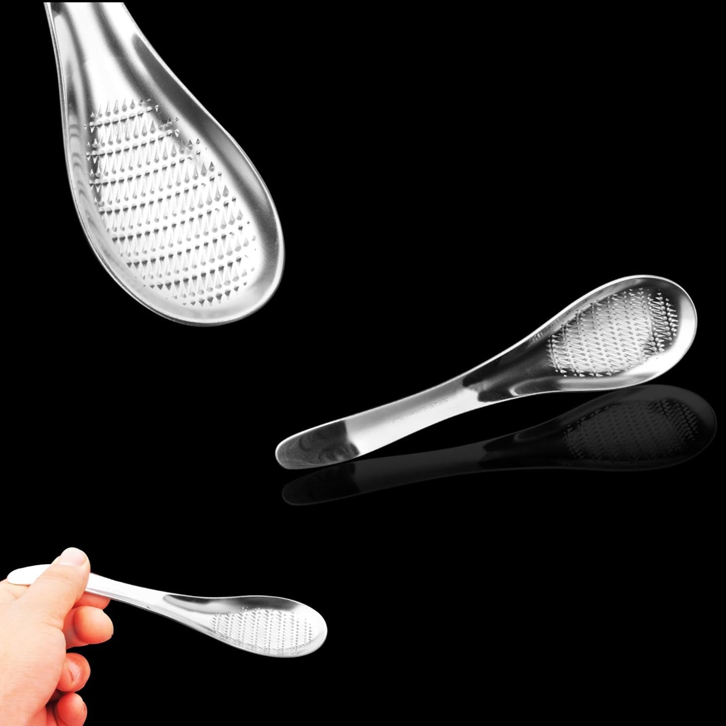 Stainless Steel Ginger Grater Spoon Lime Lemon Zester Cheese Grater Wasabi Ginger Stainless Garlic Press Grinding Gadget