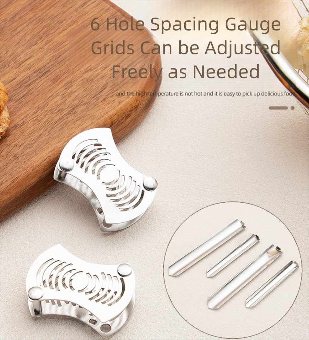 Apple Corer Tool - Stainless Steel Professional Apple Core Remover for Fruits & Vegetables, Multi-Purpose Corer Tool Kitchen with Storage Hook (Khaki)