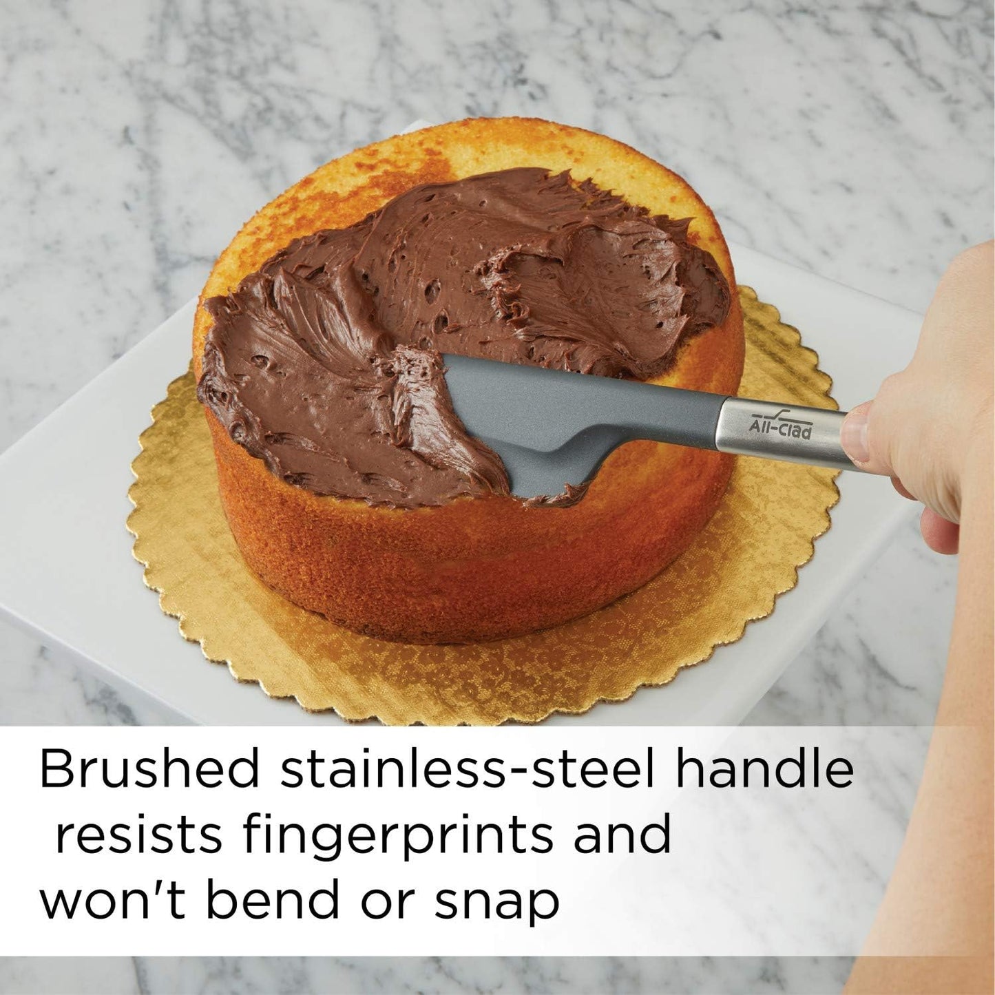 All-Clad Specialty Silicone Kitchen Gadgets Pastry Brush Kitchen Tools, Kitchen Hacks Silver