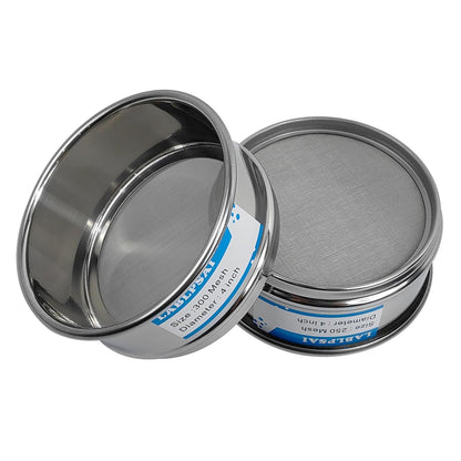 325 Mesh Lab Sieves 4" Diameter 304 Stainless Steel Wire Cloth Test Sieve for Industrial Laboratory Home