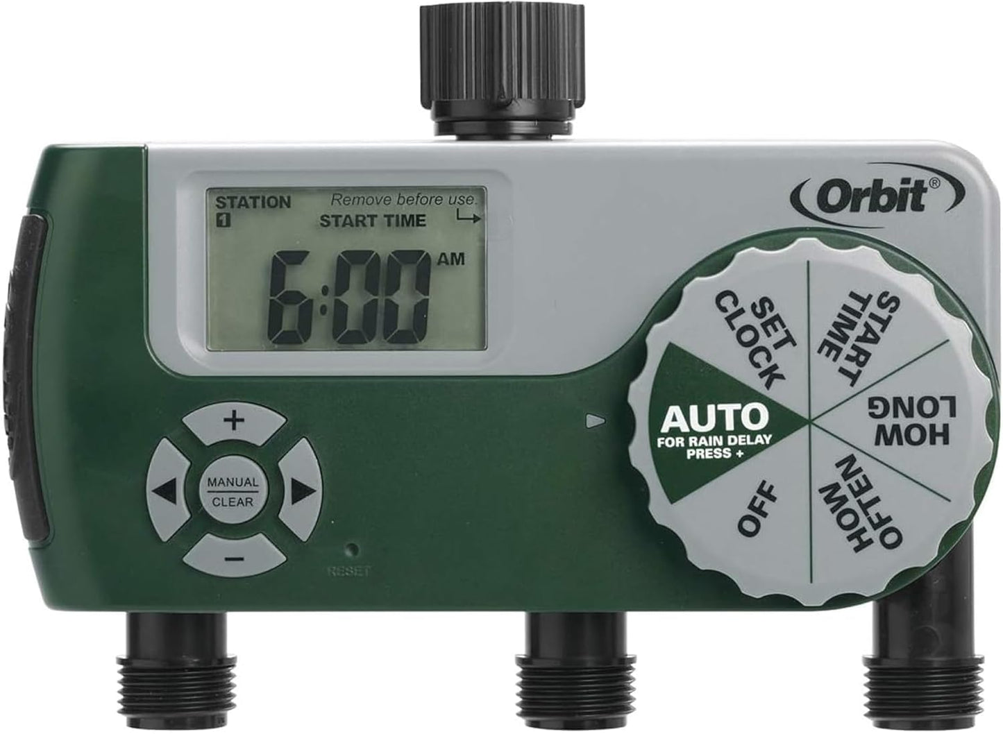 Orbit 62067 1-Outlet Programmable Digital Hose Watering Timer, 2-Pack