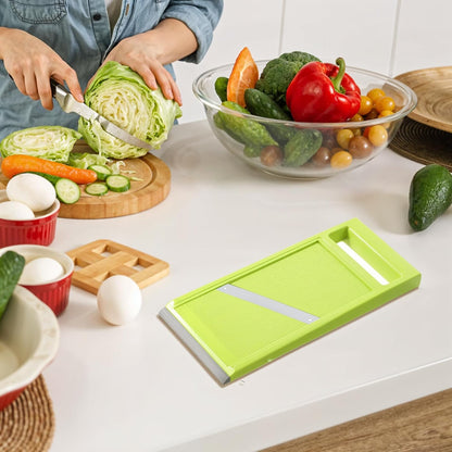 Oruola Handheld Mandoline Slicer,Stainless Steel Handheld Potato Slicer,Portable Vegetable Chip Maker for Vegetable Fruits Potato Cheese Cucumber Carrot,Quick Uniform Slice