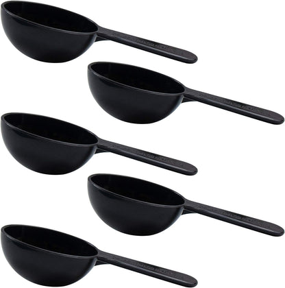 AUEAR, 5 Pack Tablespoon Coffee Scoop Plastic Measuring for Milk Powder Fruit Seed Spices