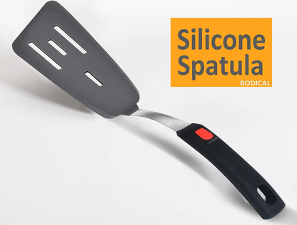 Mixed 5 Piece Silicone Spatula Set, 600F Heat-Resistant No-Melt Rubber Spatula Handle and Blade - Kitchen Cooking Utensils for Nonstick Cookware, Spatula Turner for Egg,Pancake,Burger- Dishwasher Safe