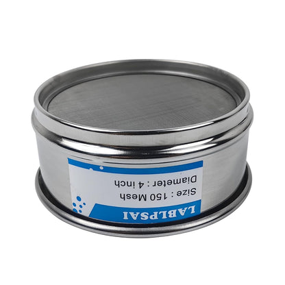 325 Mesh Lab Sieves 4" Diameter 304 Stainless Steel Wire Cloth Test Sieve for Industrial Laboratory Home