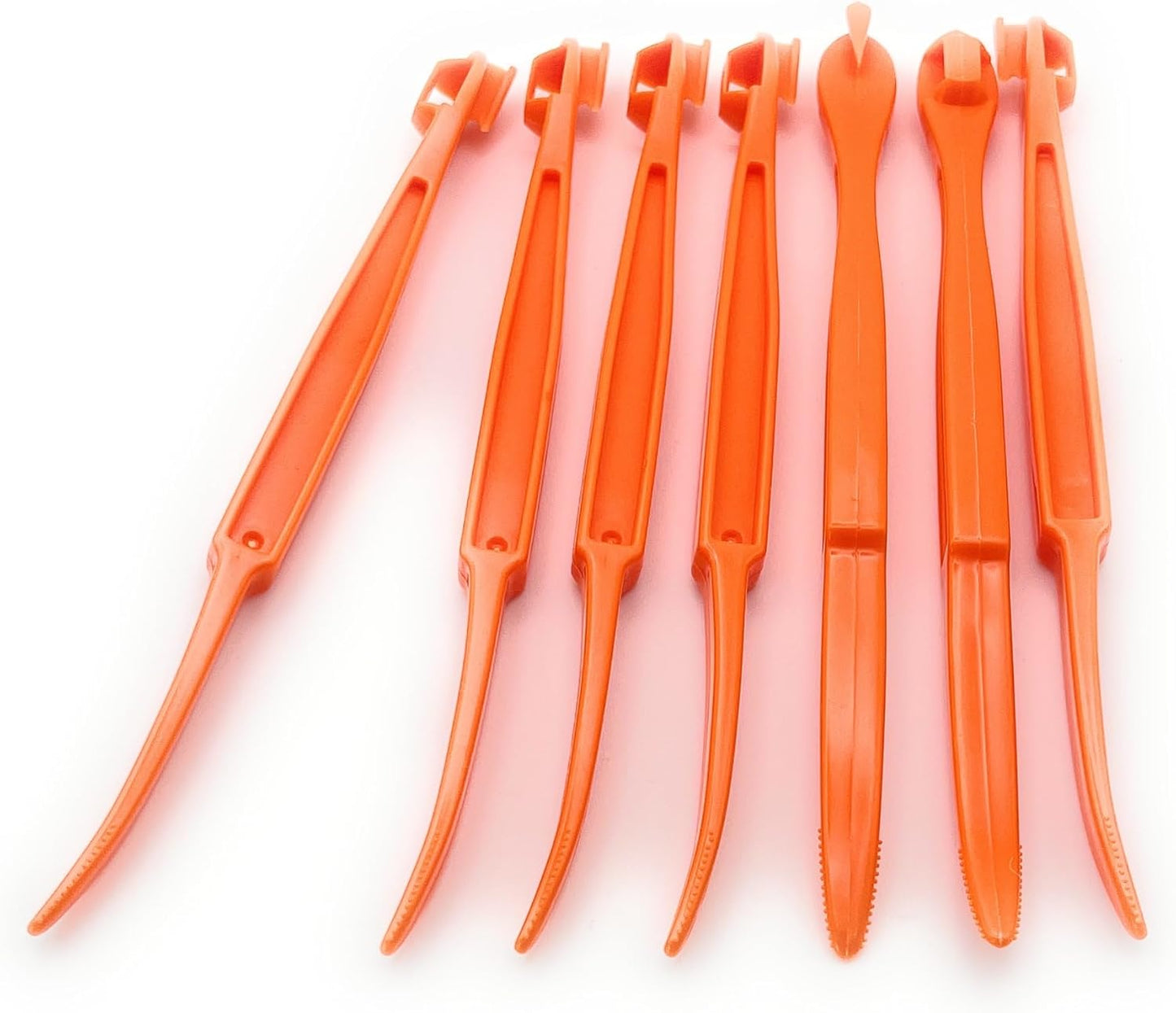 Orange Peeler Tool, 7 Pack, Citrus Peeler for Orange Peeling Orange Opener Slicer Cutter, Safty Plastic, Easy to Grip, Use and Clean, Kitchen Gadgets Vegetable Slicer Kiwi Tool