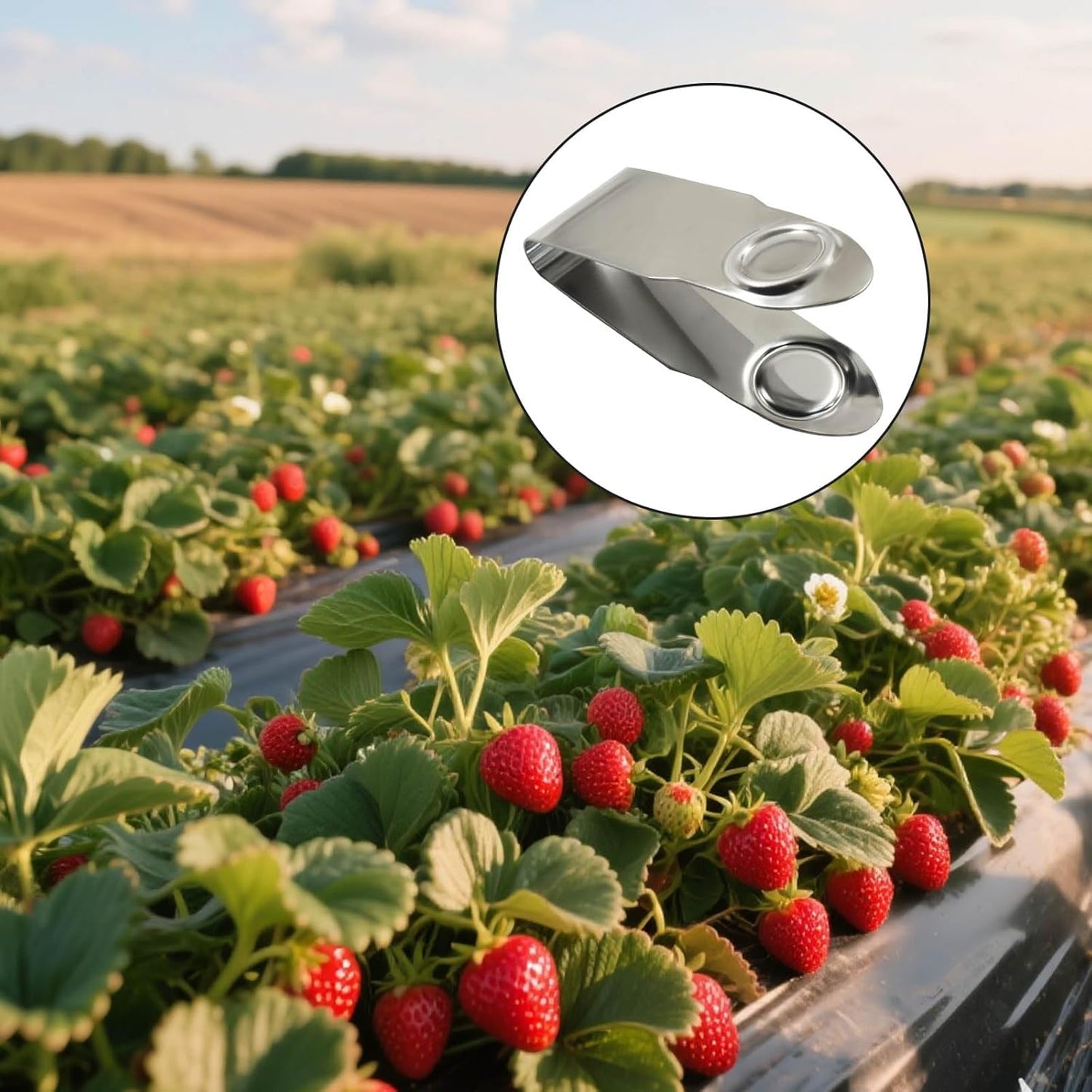 2Pcs Stainless Steel Strawberry Huller, Fruit Stem Remover Picker Leaf Peeler, Kitchen Gadgets for Home Kitchen Tools/Cherry Tomato