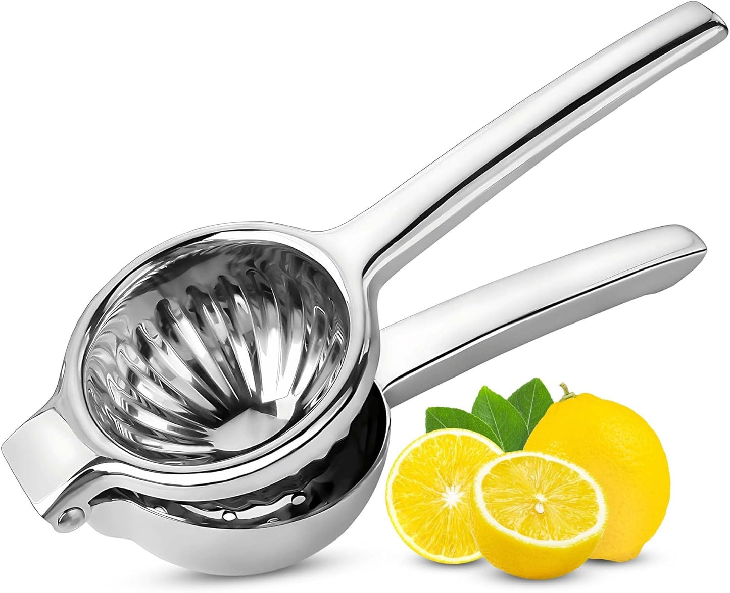 Heavy-Duty Stainless Steel Lemon Squeezer – Handheld Citrus Press for Effortless Juicing