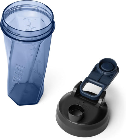 YETI Yonder Helimix Vortex Blender Shaker Bottle Holds up to 20oz | No Blending Ball or Whisk | USA Made | Portable Pre Workout Whey Protein Drink Shaker Cup | Dishwasher Safe, Clear