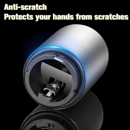 Magnetic Beer Bottle Opener with Automatic Cap Catcher, Ultra Premium Stainless Steel Soda & Beer Bottle Opener, Push & Pull Convenient Design Bar Accessory