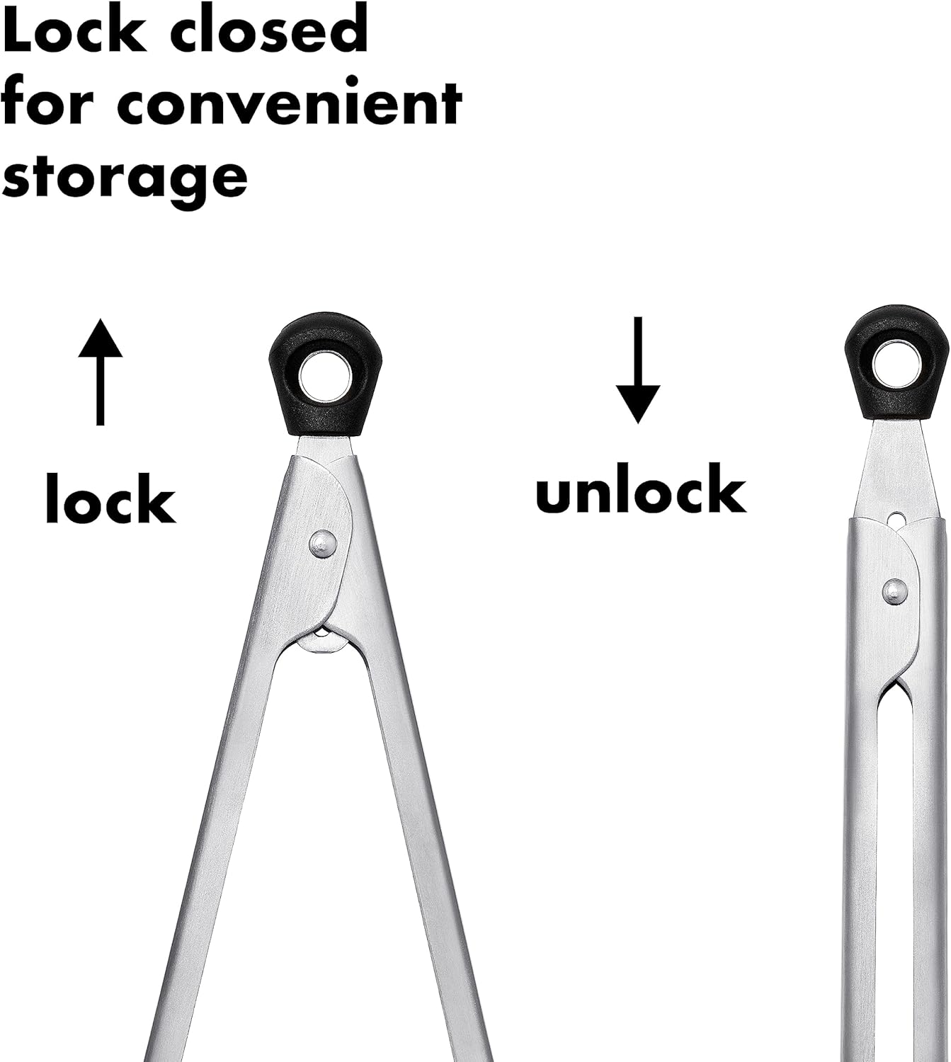 OXO Good Grips 9 Inch Stainless Steel Locking Tongs