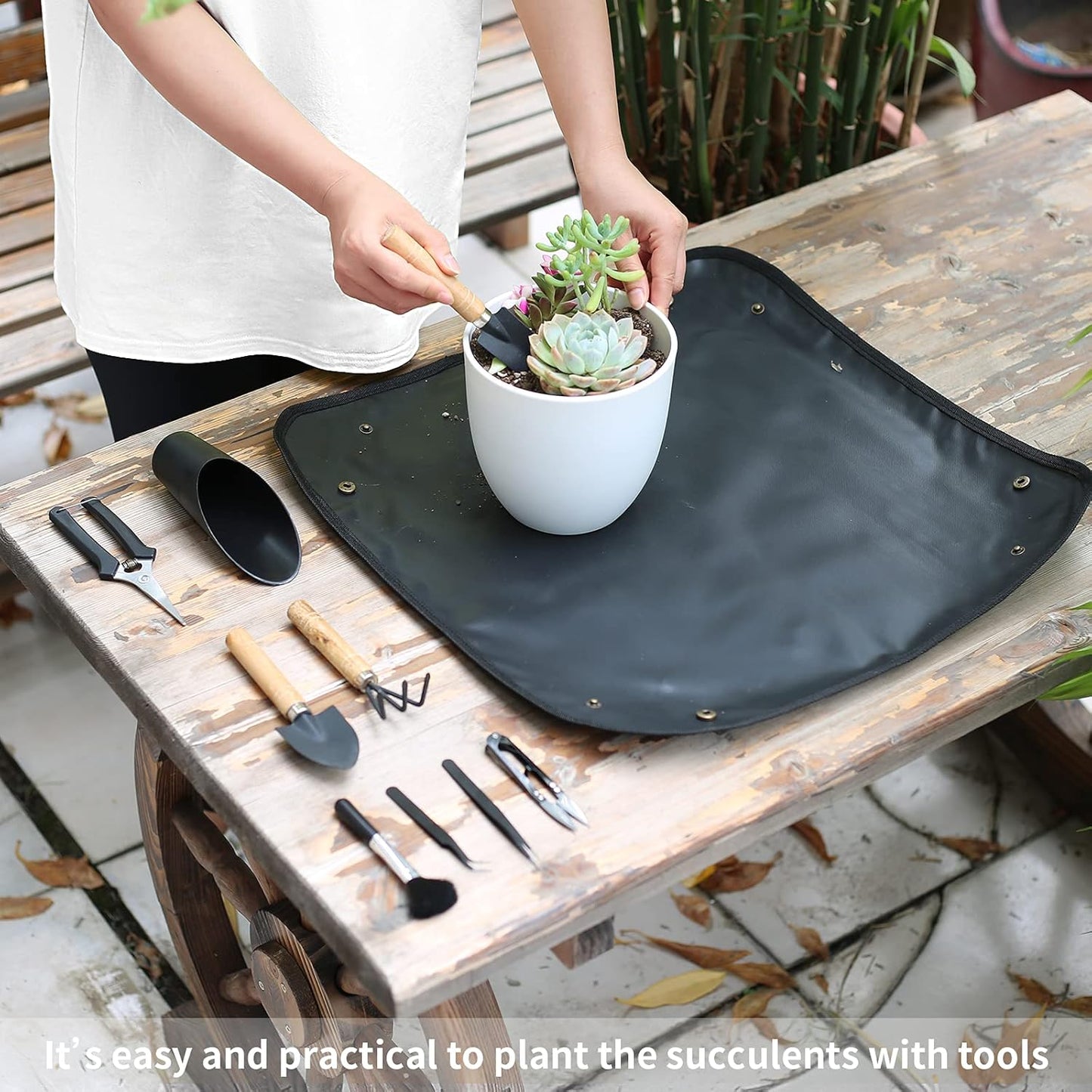 5Pcs Succulent Tools,Mini Garden Tools,Pruning Scissors as Plant Accessories, Gardending Hand Tools Kit for Seedling Soil,Caring Succulent,Houseplent,Bonsi,Gifts for Woman and Man