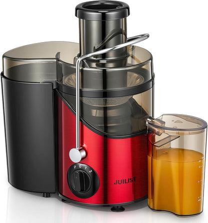 Juicer Machines, Juilist 3" Wide Mouth Juicer Extractor Max Power 800W, for Vegetable and Fruit with 3-Speed Setting, 400W Motor, Easy to Clean
