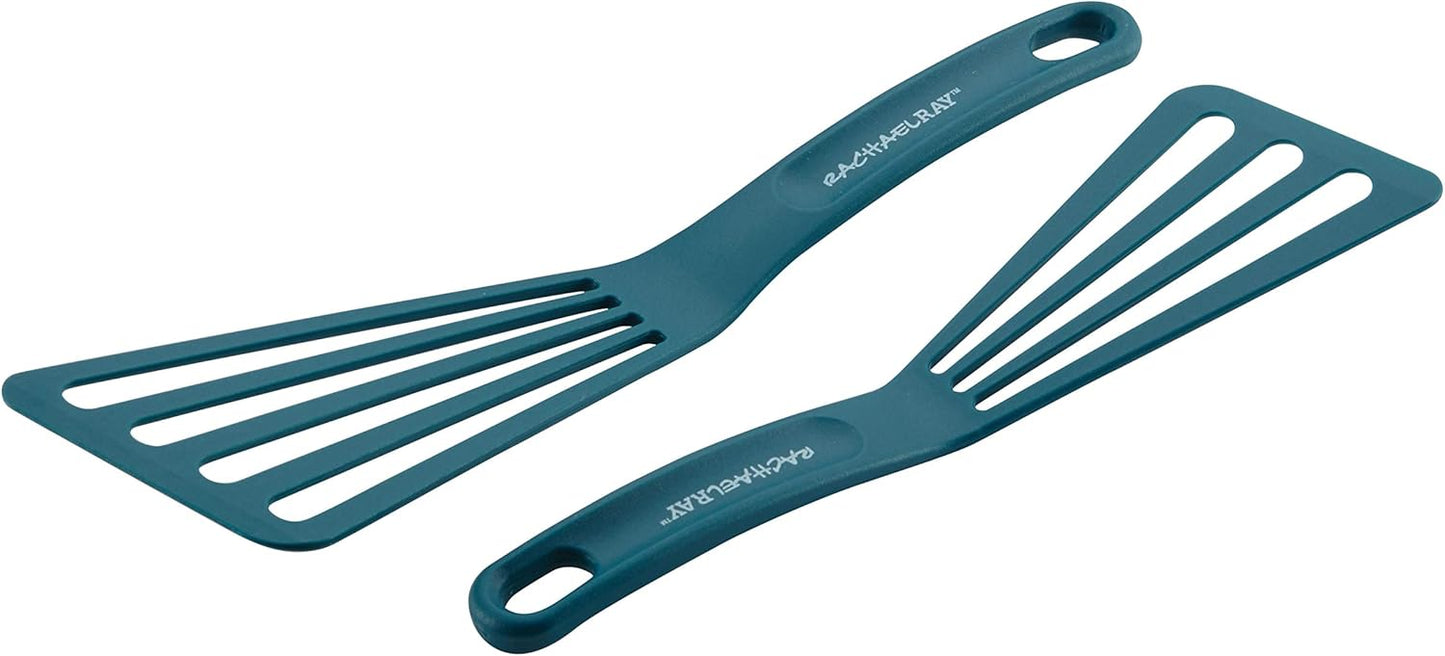 Rachael Ray Tools & Gadgets 2-Piece Nylon Spatula Set, Orange - 51211