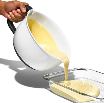 OXO Good Grips 4Qt Batter Mixing Bow with Lid, White