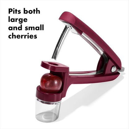 OXO Good Grips Cherry & Olive Pitter + Peach Pitter