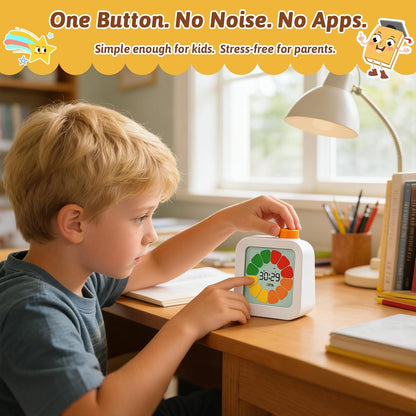 EooCoo Digital Visual Timer 60-Minute Countdown (3-in-1) for Kids & Adults, Handy Time Management Tool, Classroom Essential, Ideal Back-to-School Teacher Gift - Fits Homeschool, Kitchen, ADHD Users