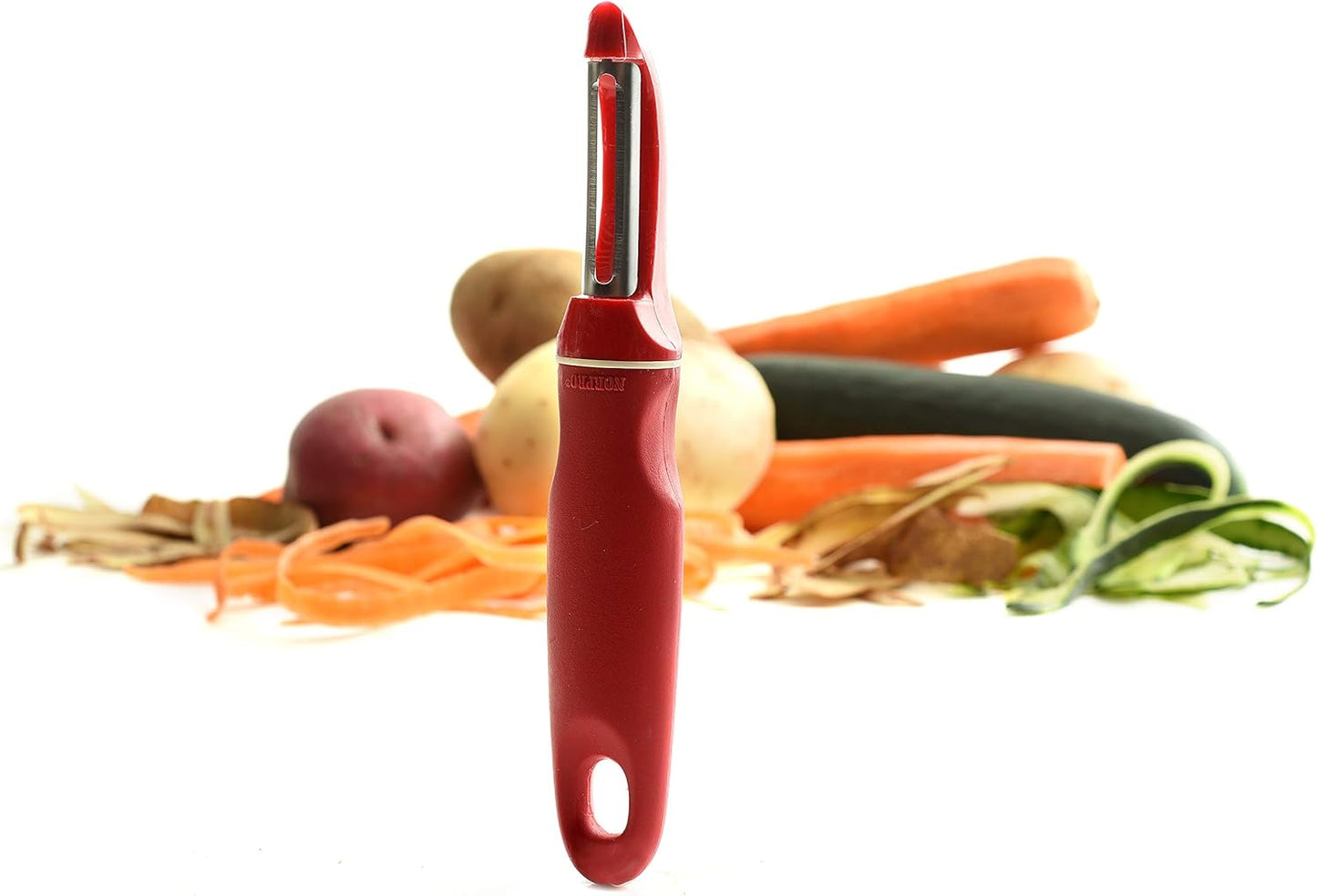 NORPRO Grip-Ez Peeler Red, 1 EA (110R)
