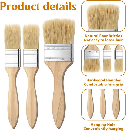 3 PCS Pastry Brush for Baking Basting Brush for Cooking Butter Brushes for Cooking BBQ Kitchen Baking Brushes Oil-Brush for Oil Sauce, Butter, Sauce