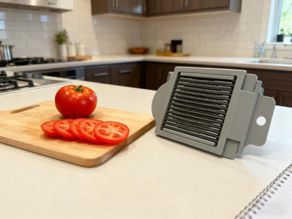 Tomato Slicer Manual Tomato, Mushroom, Avocado，Ham, and Egg Cutter Home Use Stainless Steel Slicer