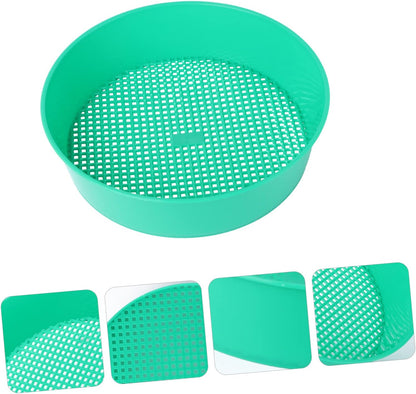 Bonsai Tools DIY Tools Mining Sand Sifter Mesh Filter Sifter Plastic Sand Grader Dispenser Gardening Supplies Stone Riddle Plastic Sieve Light