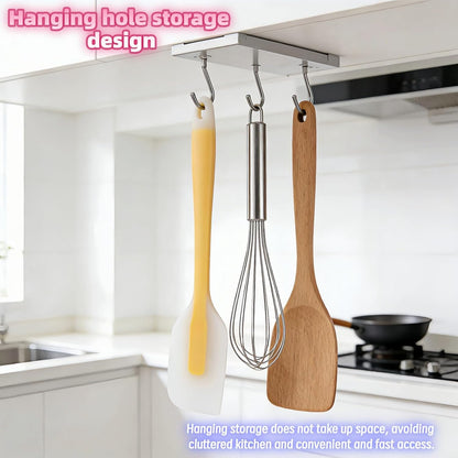 Food-Grade Silicone Spatula Set, Heat-Resistant up to 230°C, BPA-Free, Non-Stick & Flexible Baking Tools, 2-Pack with Nylon Core, Easy to Clean, Versatile for Cooking & Baking