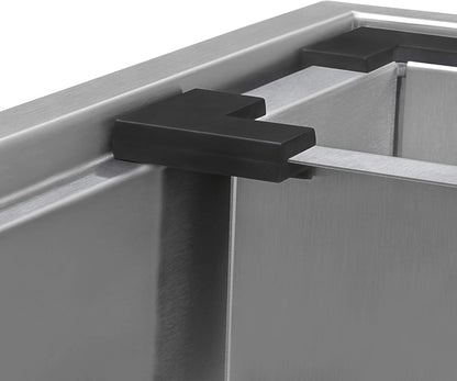 Ruvati Workstation Sink Colander 17 inch Stainless Steel with Plastic Corners - RVA1327