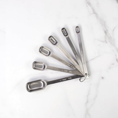 Mrs. Anderson’s Baking Measuring Spoons, 6-Piece Set, Heavyweight 18/8 Stainless Steel