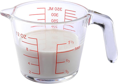 Glass Measuring Cup For Baking and Cooking, kitchen Essentials Tools