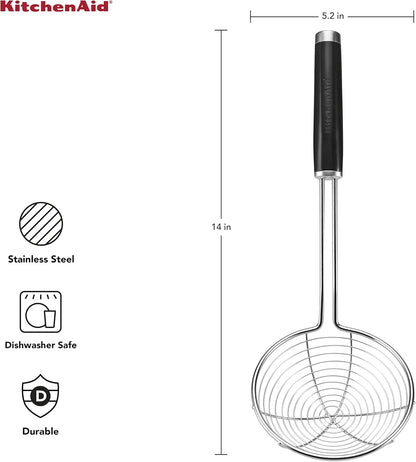 KitchenAid KE010OHOBA Classic Stainless Steel Asian Strainer